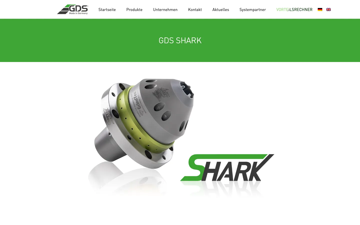 Produktseite GDS SHARK