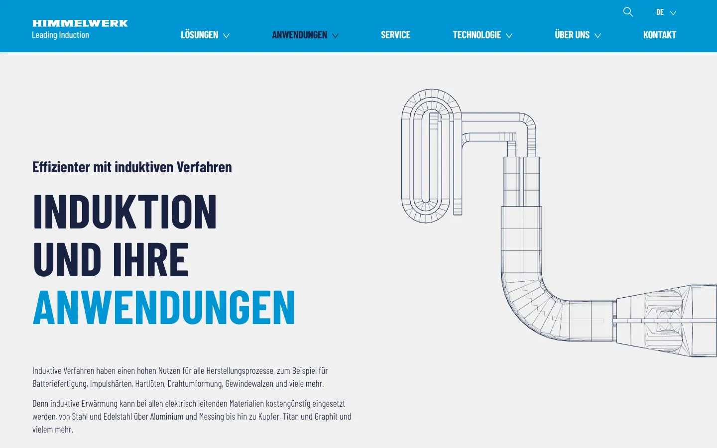 Seite Induktion und ihre Anwendungen von Himmelwerk